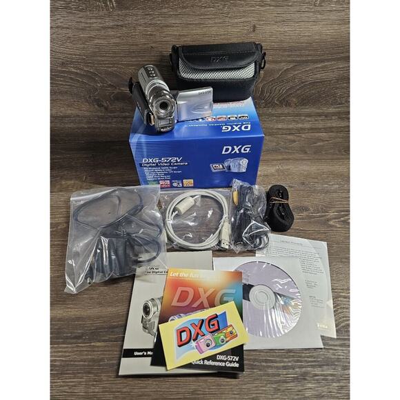 DXG 572V Digital Video Camera 5.0 Megapixel 2” High Resolution TFT Screen Works - Picture 1 of 11
